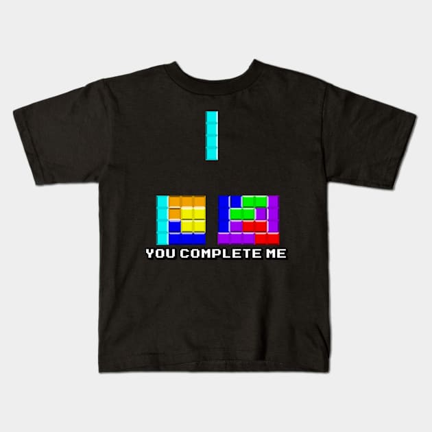 You complete me Kids T-Shirt by Milewq